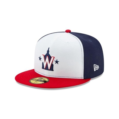 Washington Nationals Gorra | New Era MLB Authentic Collection Alt 2 59fifty Fitted Cap Mexico - Blancos